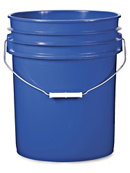 blue bucket